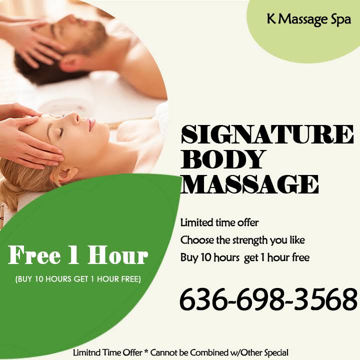 K Spa Massage Special Offer